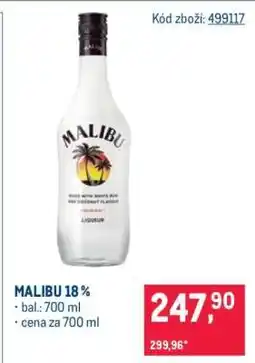 Makro MALIBU 18 % nabídka