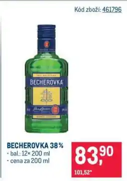 Makro Becherovka 38 % nabídka
