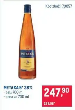 Makro Metaxa 5* 38 % nabídka