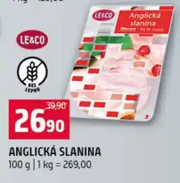 Terno Anglická slanina nabídka