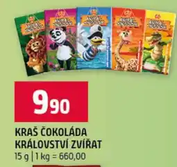 Terno Kraš Čokoláda Království Zvířat nabídka