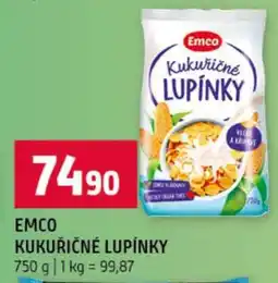 Terno Emco kukuřičné lupínky nabídka