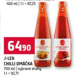 Terno J-LEK Chilli omáčka nabídka