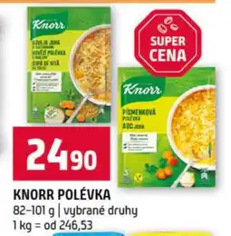 Terno Knorr polévka nabídka