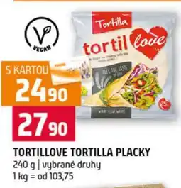 Terno TORTILLOVE TORTILLA PLACKY nabídka