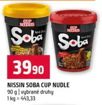 Terno NISSIN SOBA CUP NUDLE nabídka