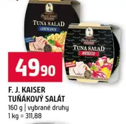Terno F. J. Kaiser tuňákový salát nabídka
