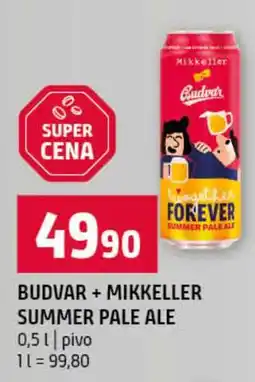 Terno BUDVAR + MIKKELLER SUMMER PALE ALE nabídka