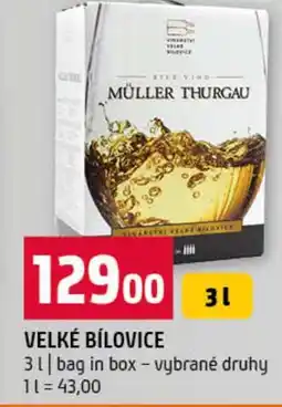Terno VELKÉ BÍLOVICE nabídka