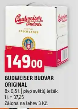Terno Budweiser Budvar original nabídka