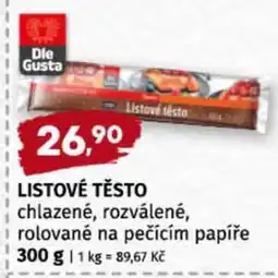 Terno Listové těsto nabídka