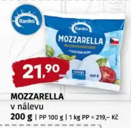 Terno MOZZARELLA v nálevu nabídka