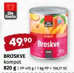 Terno Broskve kompot nabídka