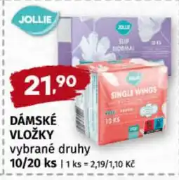 Terno DÁMSKÉ VLOŽKY vybrané druhy nabídka