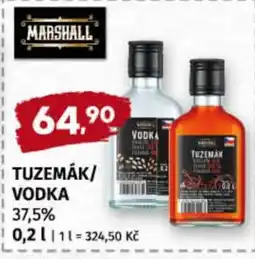 Terno TUZEMÁK, VODKA nabídka