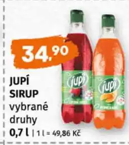 Terno Jupí sirup vybrané druhy nabídka