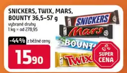 Terno SNICKERS, TWIX, MARS, BOUNTY 36,5–57 g nabídka