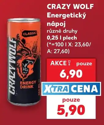 Crazy Wolf energetický nápoj