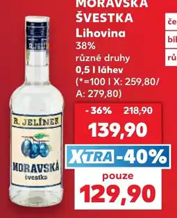 Kaufland R. Jelínek moravská švestka nabídka