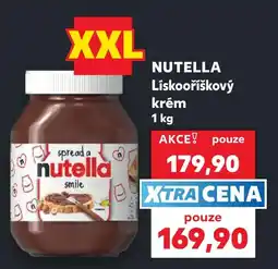 Kaufland Nutella Lískooříškový krém nabídka