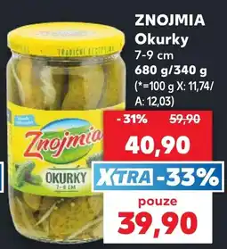 Kaufland Znojmia okurky nabídka