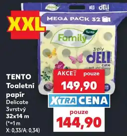 Kaufland Family Toaletní papír Delicate 3vrstvý nabídka