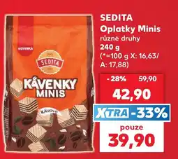 Kaufland Sedita kávenky minis nabídka