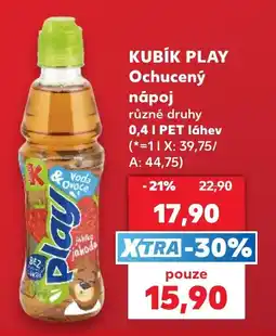 Kaufland Kubik play ochuceny napoj nabídka