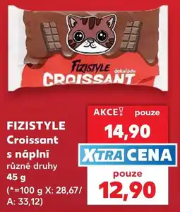 Kaufland Fizistyle croissant s náplní různé druhy nabídka
