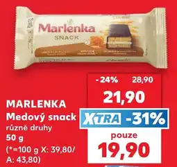Kaufland Marlenka medový snack nabídka