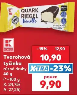 Kaufland K Classic tvarohová tyčinka nabídka