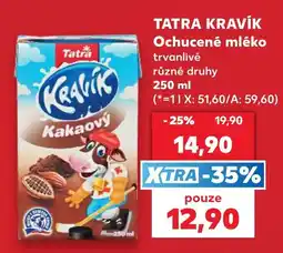 Kaufland Tatra KRAVÍK Ochucené mléko nabídka