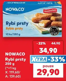 Kaufland Nowaco rybí prsty nabídka