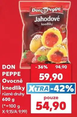 Kaufland Don Peppe jahodové knedlíky nabídka