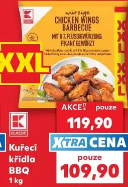 Kaufland K classic kuřecí křídla bbq nabídka