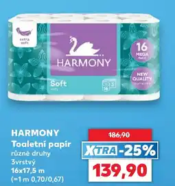 Kaufland Harmony toaletní papír nabídka