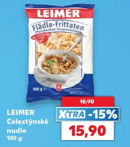 Kaufland Leimer celestýnské nudle nabídka