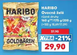 Kaufland Haribo ovocné želé různé druhy nabídka
