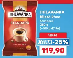 Kaufland Jihlavanka mletá káva standard nabídka