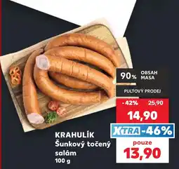 Kaufland Krahulík šunkový točený salám nabídka
