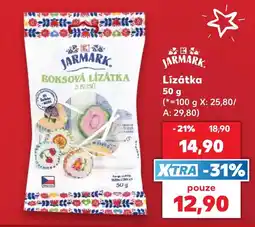 Kaufland Jarmark růžová lízátka nabídka