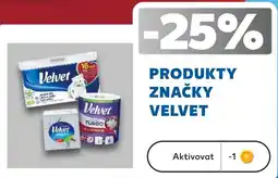 Kaufland Produkty značky Velvet nabídka