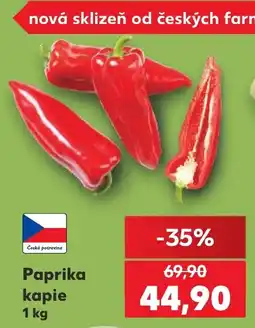 Kaufland Paprika kapie nabídka
