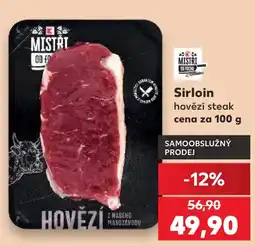 Kaufland Mistrí sirloin hovězí steak nabídka