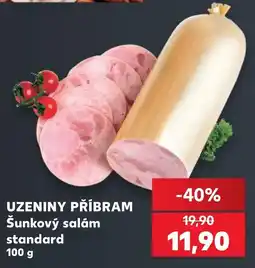 Kaufland Uzeniny Příbram Šunkový salám standard nabídka