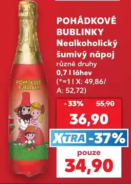Kaufland Pohádkové bublinky nabídka