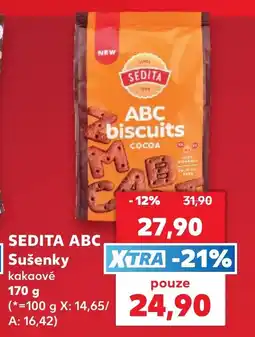 Kaufland Sedita abc sušenky kakaové nabídka