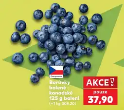 Kaufland Borůvky balené - kanadské nabídka