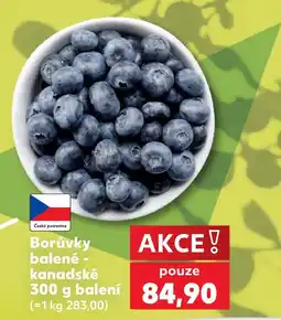 Kaufland Borůvky balené nabídka