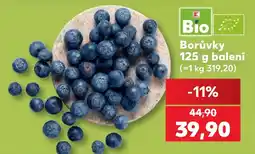 Kaufland Bio Borůvky nabídka